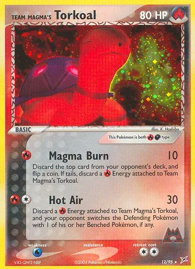 Team Magma's Torkoal card photo