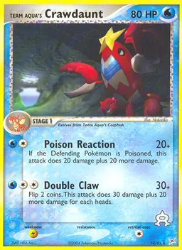 Team Aqua's Crawdaunt #14