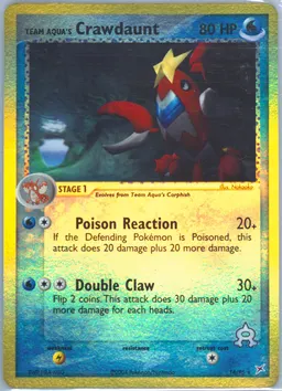 Team Aqua's Crawdaunt #14