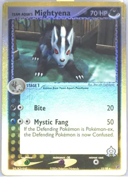 Team Aqua's Mightyena #15