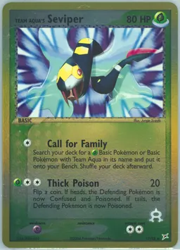 Team Aqua's Seviper #17