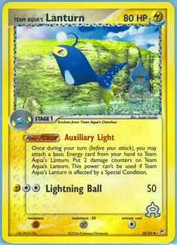 Team Aqua's Lanturn #28