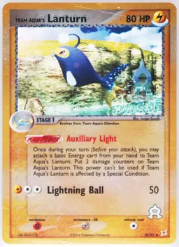 Team Aqua's Lanturn #28