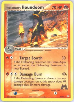 Team Magma's Houndoom #34