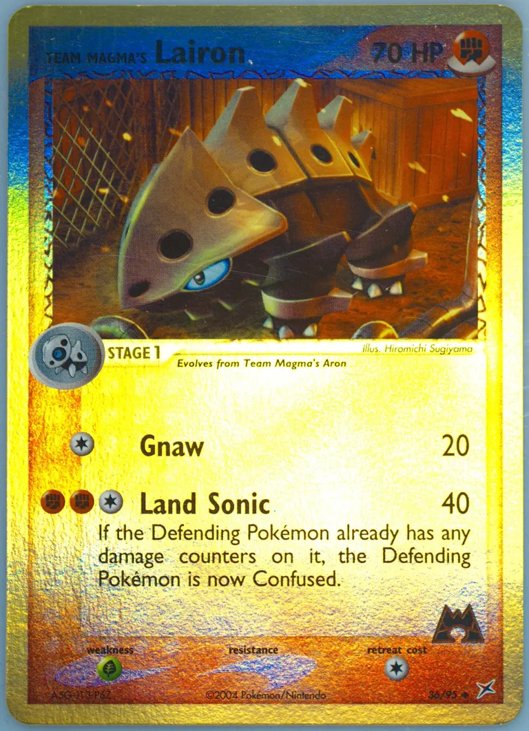 Team Magma's Lairon card photo