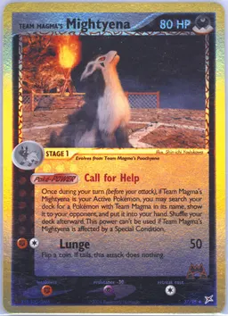 Team Magma's Mightyena #37