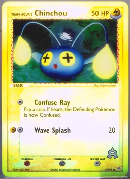 Team Aqua's Chinchou #49