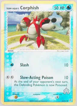 Team Aqua's Corphish #51
