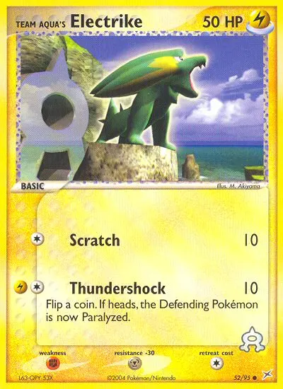 Team Aqua's Electrike card photo