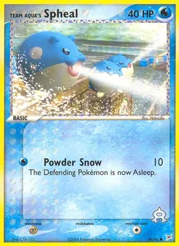 Team Aqua's Spheal #56