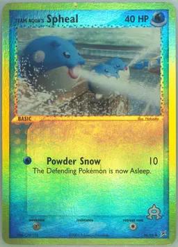 Team Aqua's Spheal #56