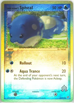 Team Aqua's Spheal #57