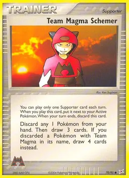 Team Magma Schemer #70