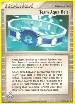 Team Aqua Belt card photo