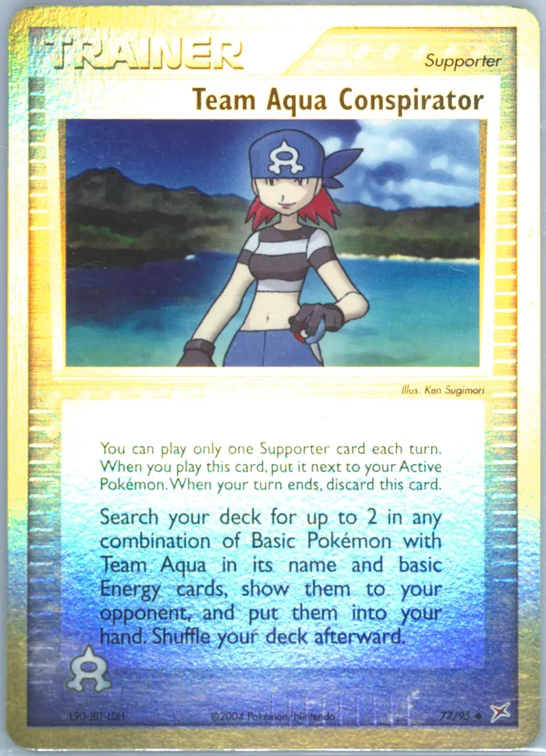 Team Aqua Conspirator card photo