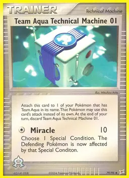 Team Aqua's Technical Machine 01 #79