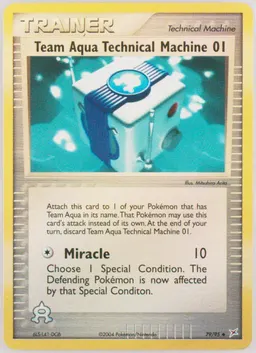 Team Aqua's Technical Machine 01 #79