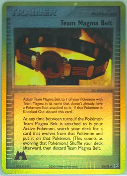 Team Magma Belt #81