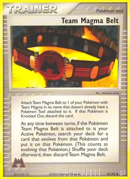 Team Magma Belt card photo