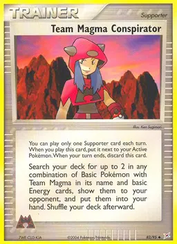 Team Magma Conspirator card photo