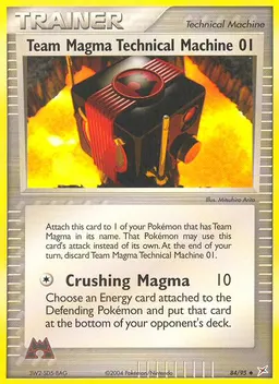 Team Magma's Technical Machine 01 #84