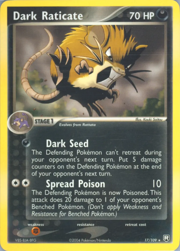 Dark Raticate card photo