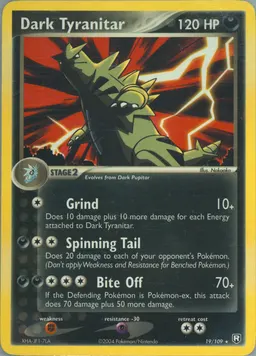 Dark Tyranitar card photo