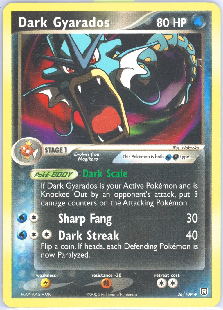 Dark Gyarados card photo