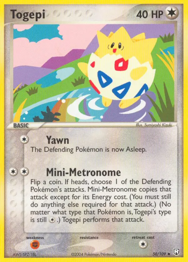 Togepi card photo