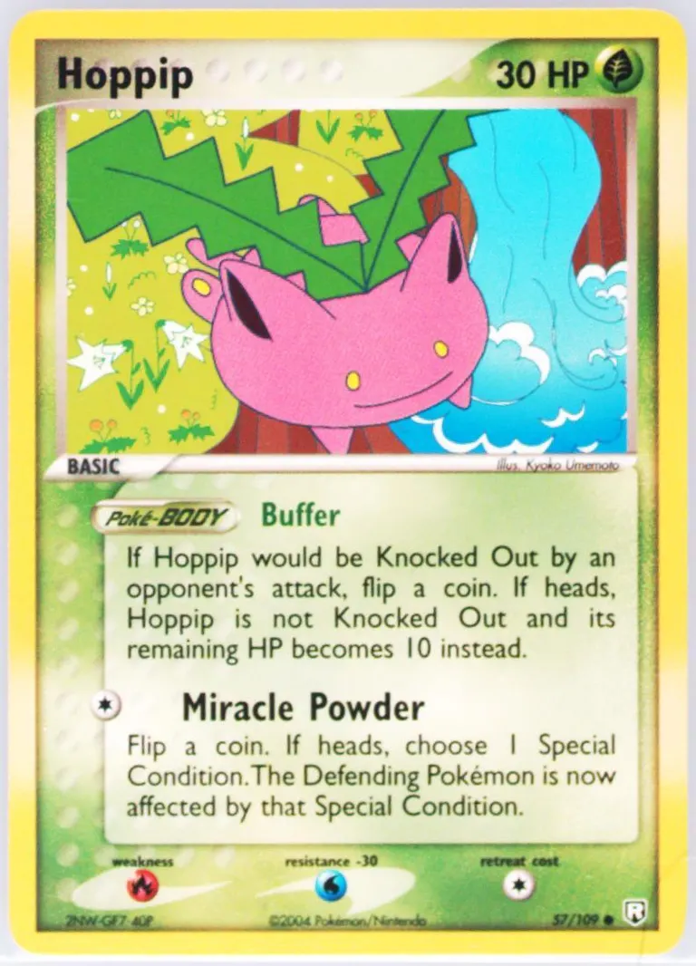 Hoppip card photo
