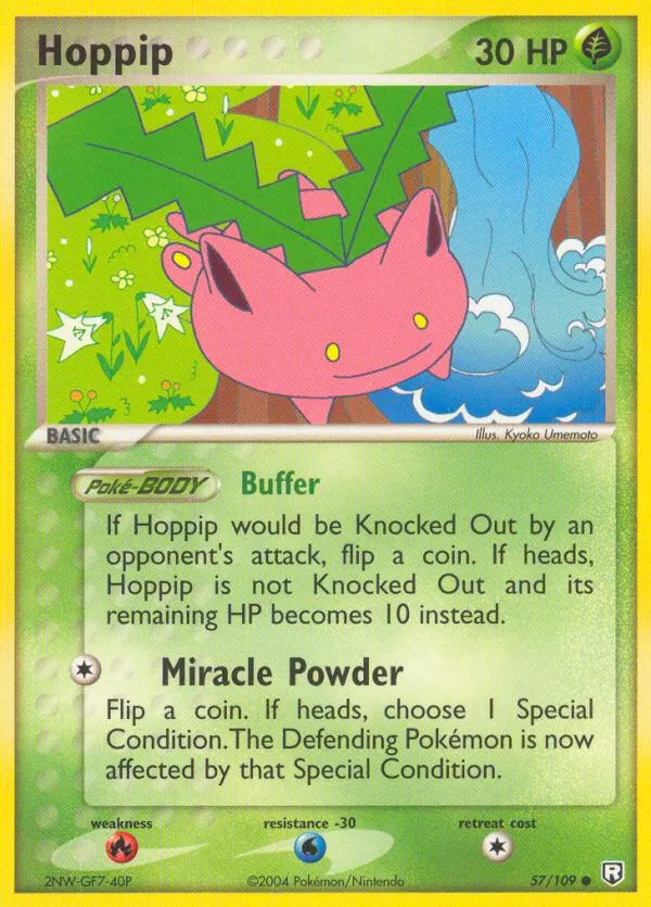 Hoppip card photo