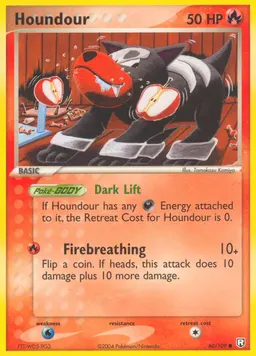 Houndour card photo