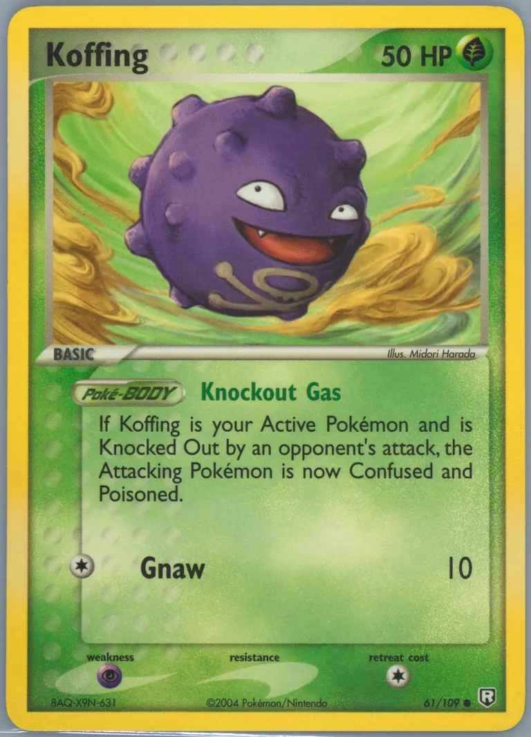 Koffing card photo