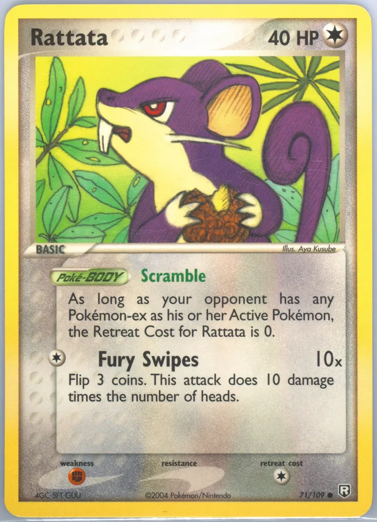 Rattata card photo