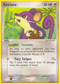 Rattata card photo