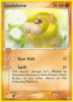 Sandshrew card photo