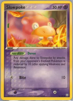 Slowpoke card photo
