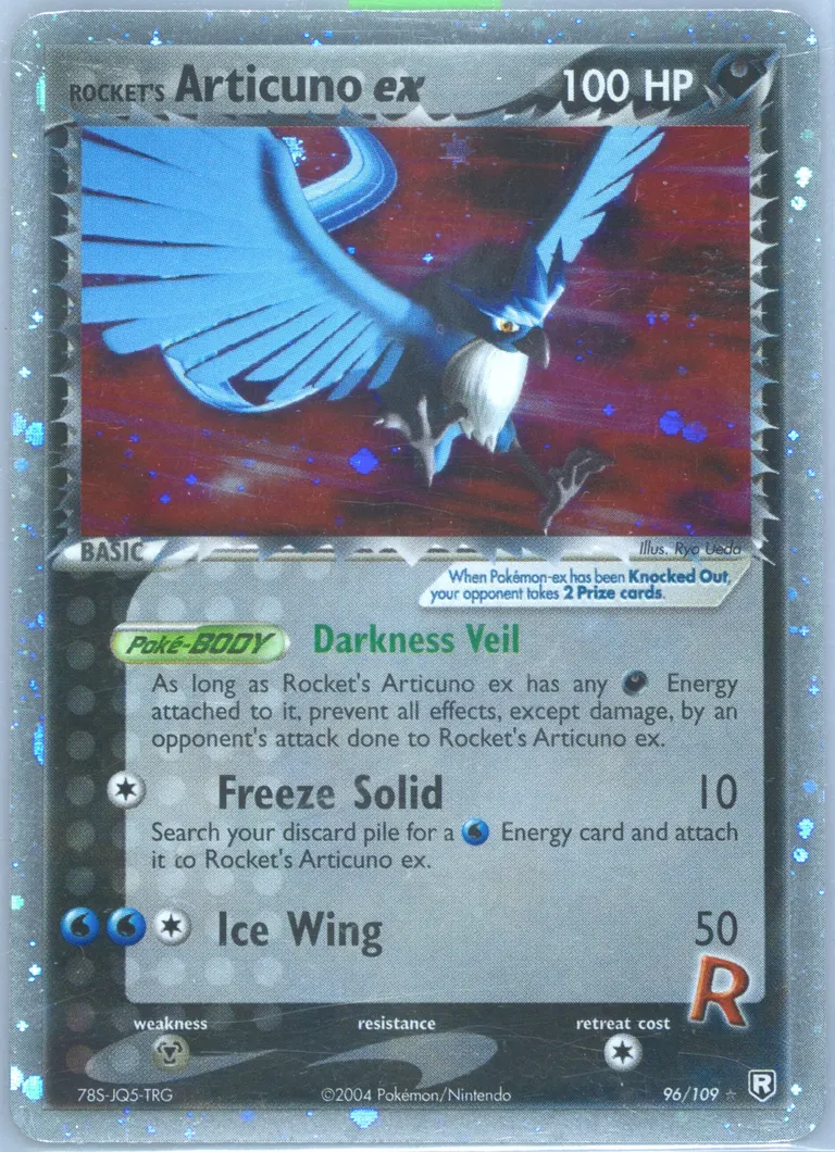 Rocket's Articuno ex card photo