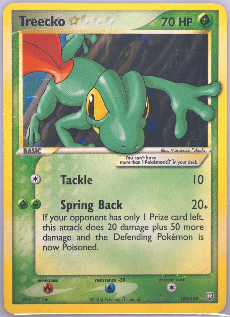 Treecko Star card photo