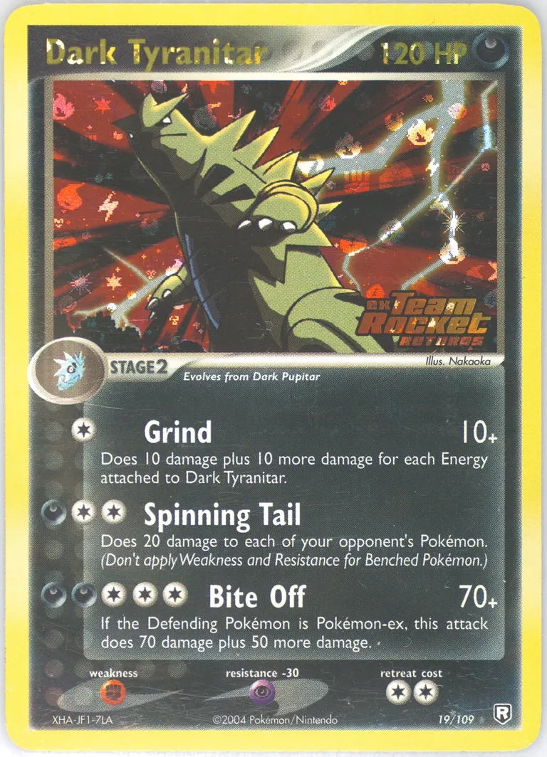 Dark Tyranitar card photo