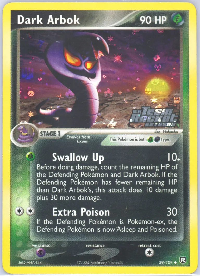 Dark Arbok card photo