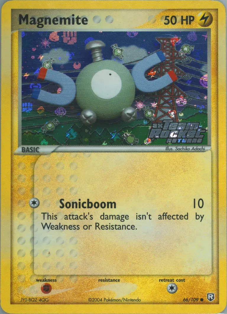 Magnemite card photo