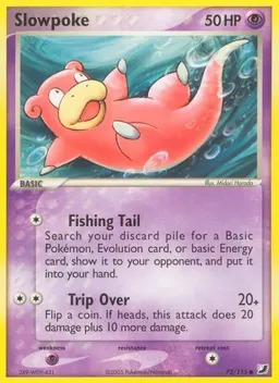 Slowpoke card photo