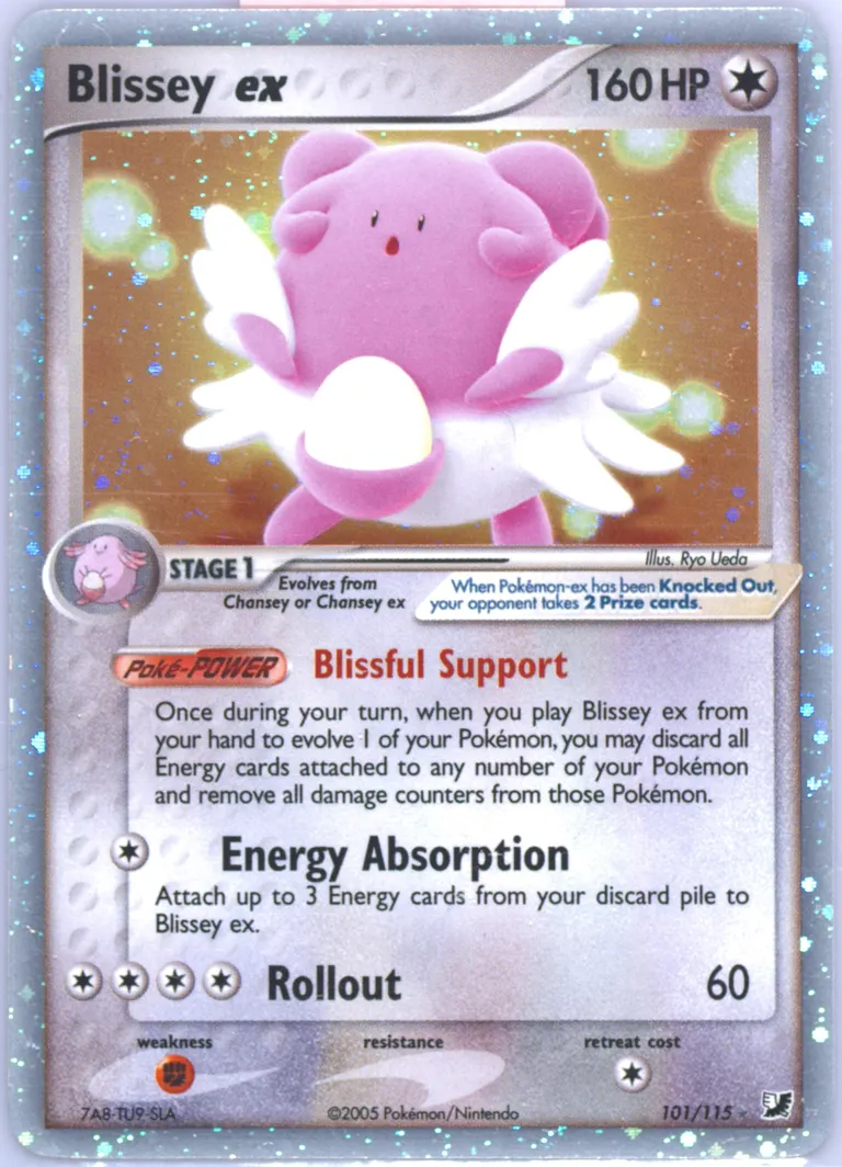 Blissey ex card photo