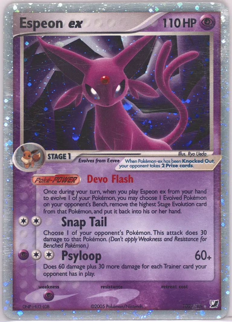 Espeon ex card photo