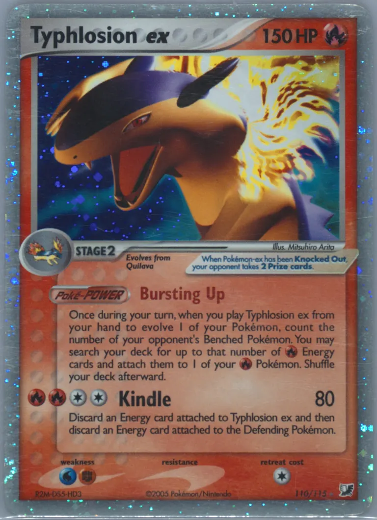 Typhlosion ex card photo