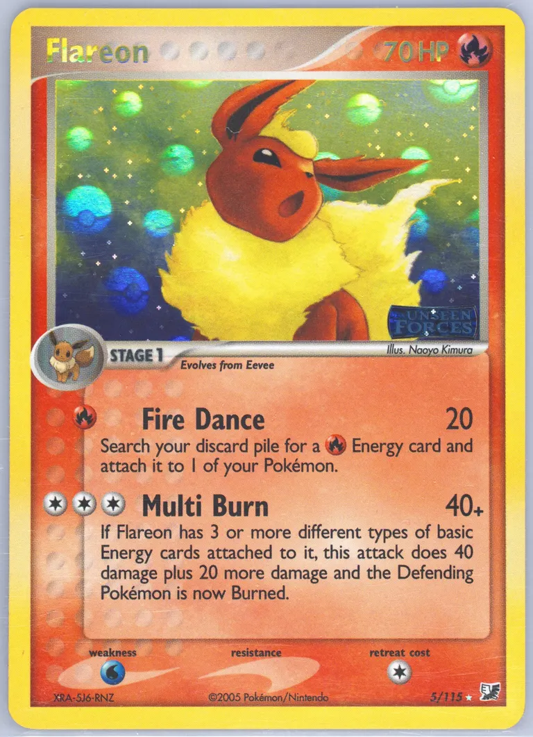 Flareon card photo