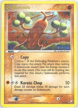 Sudowoodo card photo
