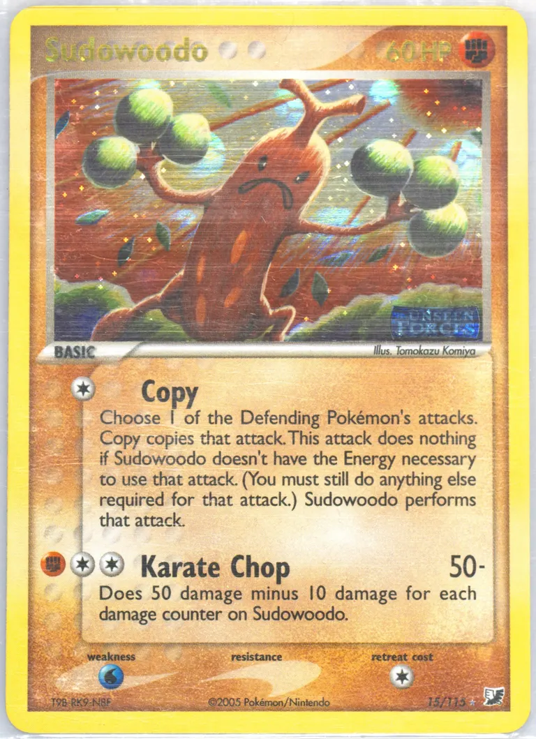 Sudowoodo card photo