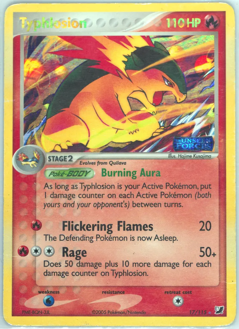 Typhlosion card photo